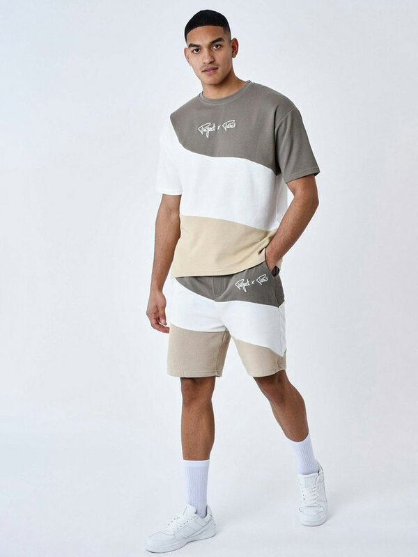 Daily Street Men's Suit Men's Short-sleeved T-shirt And Shorts Suit Outdoor Beach Shorts Summer Urban Fashion T-shirt 3D Print