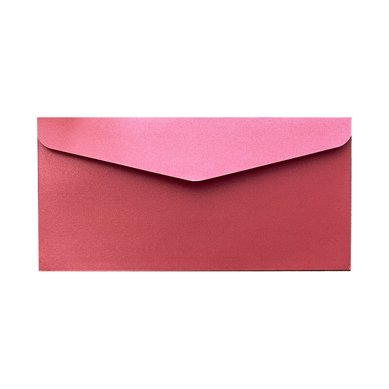 Sobre perlado con letras de invitación, sobre de papel perlado de color n. ° 5, sobre de invitación de boda, estilo occidental engrosado