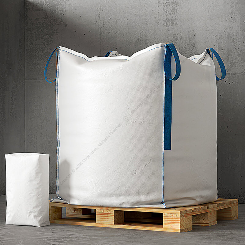 Customized product、jumbo bulk big bag 500kg 1000kg 1200kg 1500kg 2000kg 1 ton 2 tons  dimension bean bag