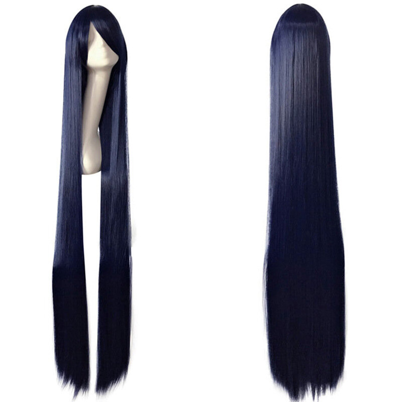 Длинный прямой термостойкий парик из синтетических волос, Женский Универсальный парик для косплея из мультфильма, Искусственные парики для костюма аниме
