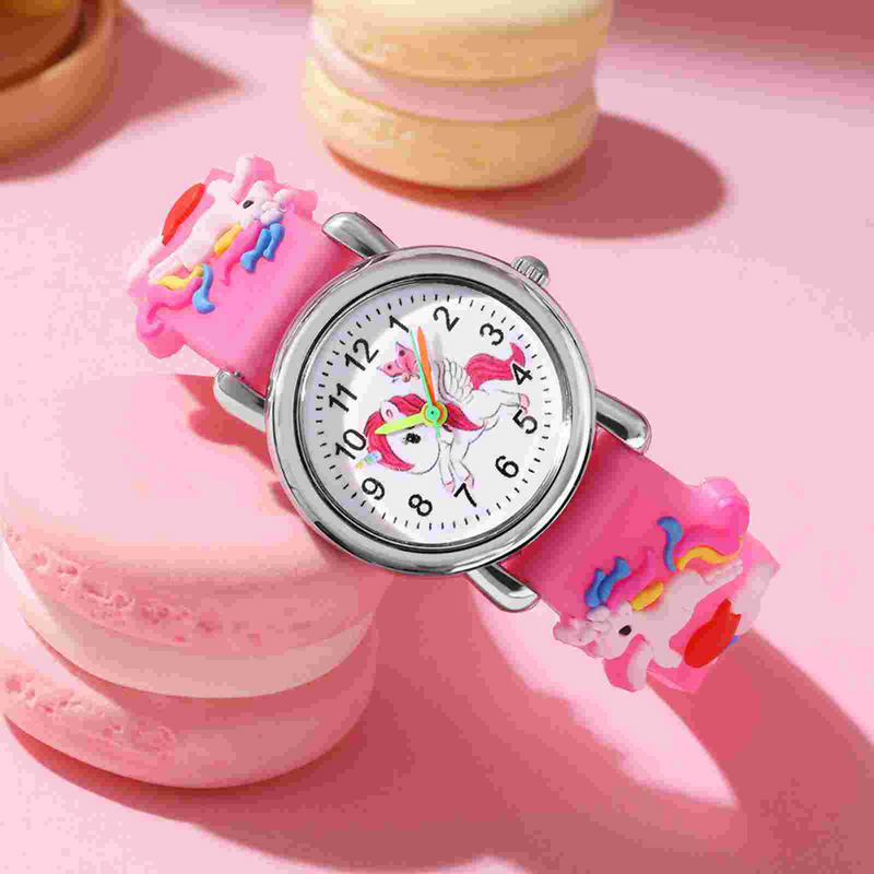 Jam tangan anak perempuan mainan anak jam tangan balita untuk anak perempuan usia 4 6-7 7-10 Unicorn 2 5-7 6-8
