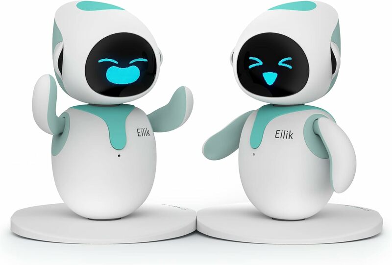 Eilik-Robot de mascotas para niños y adultos, tu compañero interactivo perfecto en casa o espacio de trabajo. Regalos únicos para niñas y niños