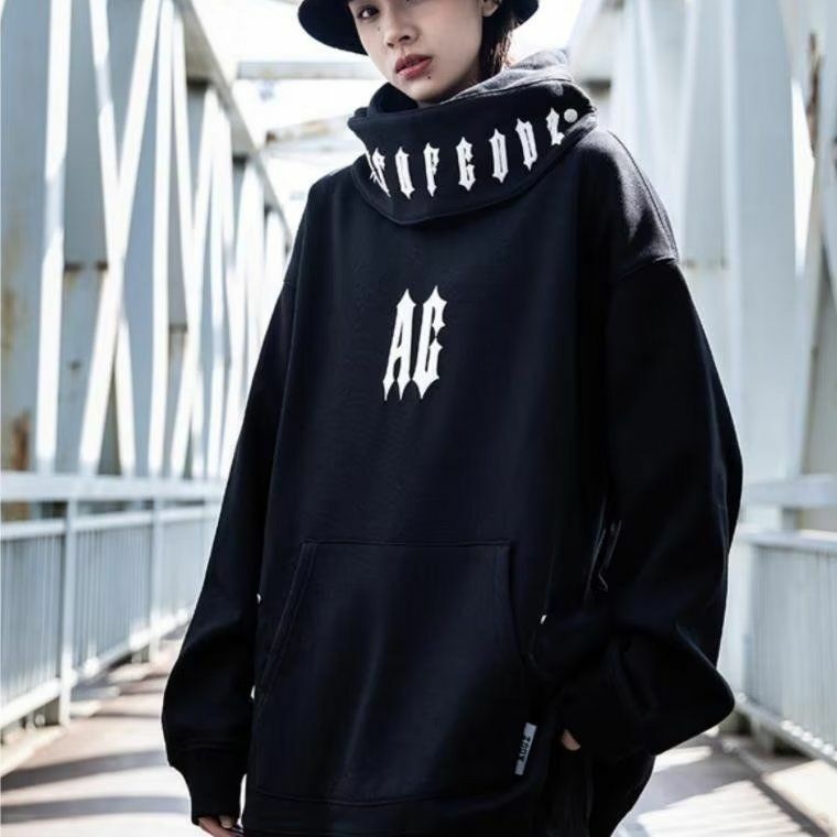 Harajuku High Street Oversize Streetwear Wanita 2023 Musim Dingin Y2k Pakaian Gaya Amerika Bordir Mewah Huruf Zip Hoodies Wanita