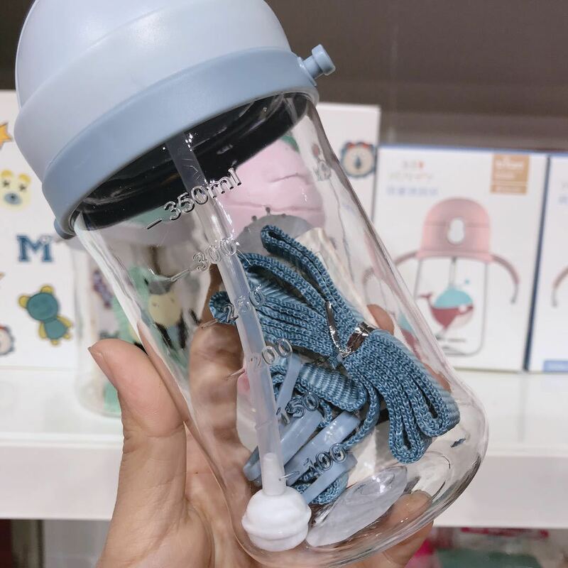 250/350 мл чашка для кормления ребенка с соломинкой детская развивающая бутылка для питья детская тренировочная чашка с соломинкой