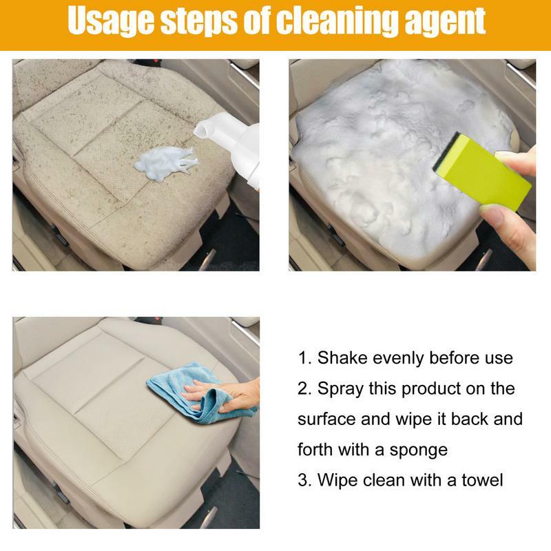 Car Foam Cleaner Deep Cleaning Car Foam Multi Stain Removal Foam Cleaner Cleaning Foam For Mild Efficient Multipurpose Use