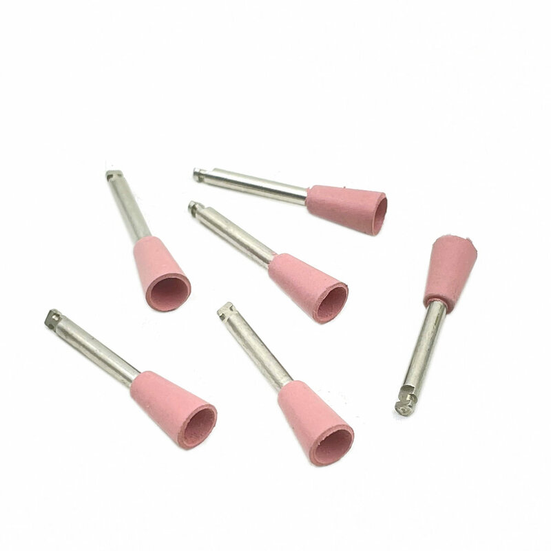 6Pcs Dental Composite Polieren Werkzeuge Dental Silikon Schleifen Köpfe für Low-speed-Maschine Polieren Dental Werkzeuge