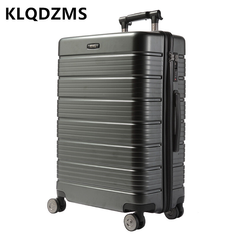 Klqdzms 20-Polegada multi-função bagagem de armazenamento de grande capacidade mala de viagem de embarque de estudantes masculinos e femininos caso do trole