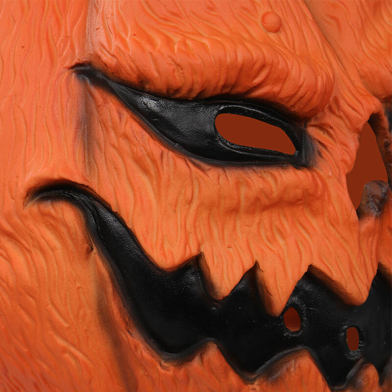 Masque de citrouille pour Cosplay, en Latex, casque, accessoires de Costume de fête d'halloween