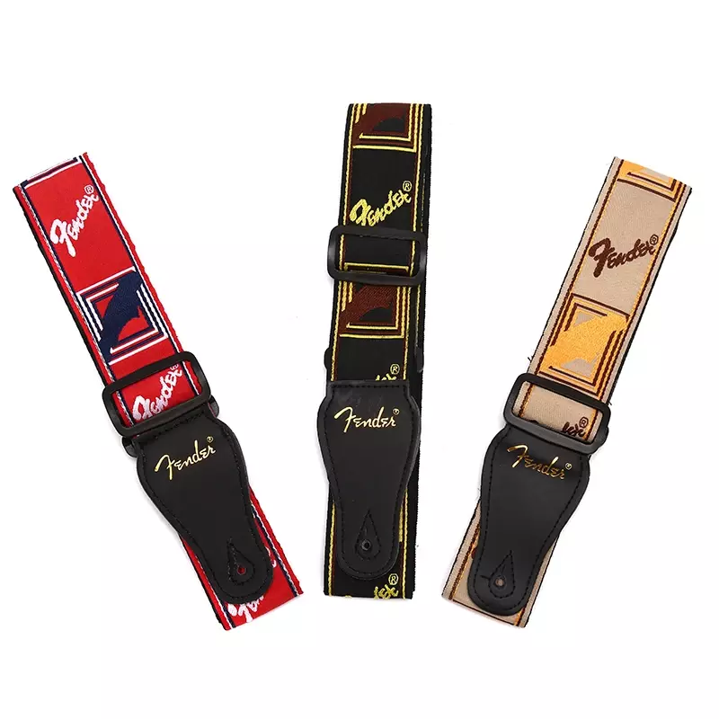 Guitar Strap Electric Guitar Adjustable Guitar Accessories Leather Ends Upgraded High-end Instrument Accessories