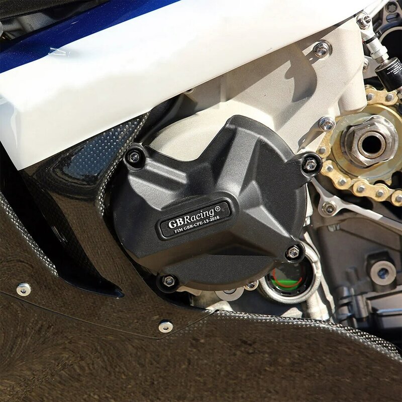 GBRacing-cubierta protectora para motor de motocicleta, funda de carreras para BMW S1000RR, S1000R, HP4, 2009, 2010, 2011, 2012, 2013, 2014, 2015, 2016