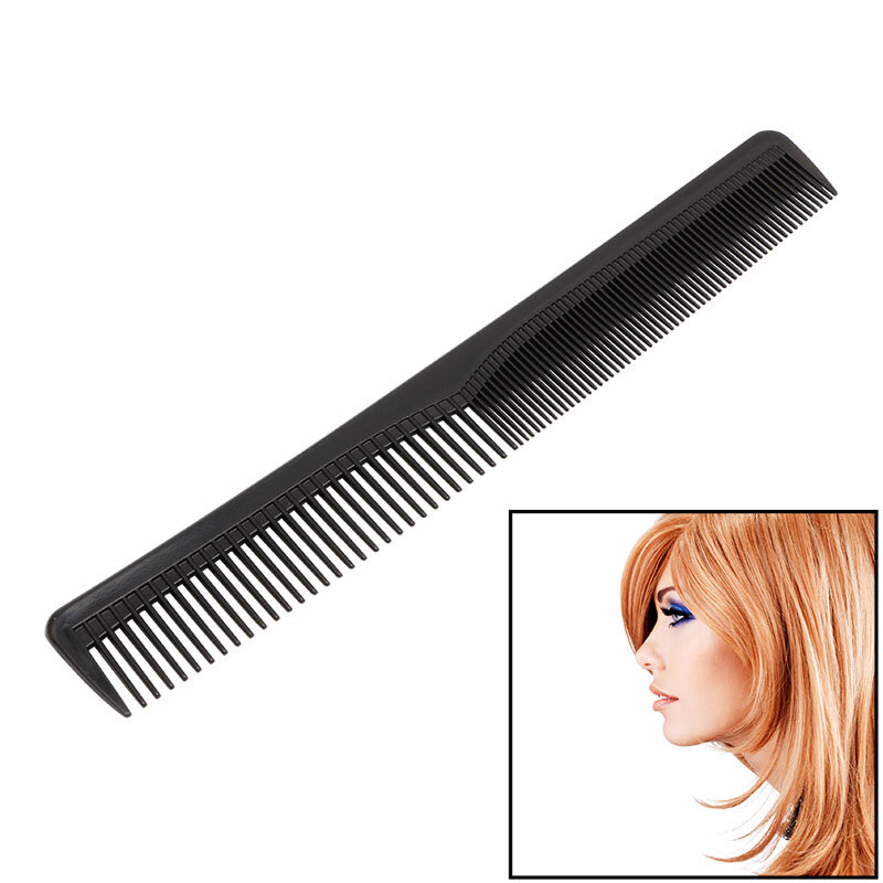 Pente antiestático para corte cabelo plástico, ferramenta estilo cabeleireiro para salão beleza