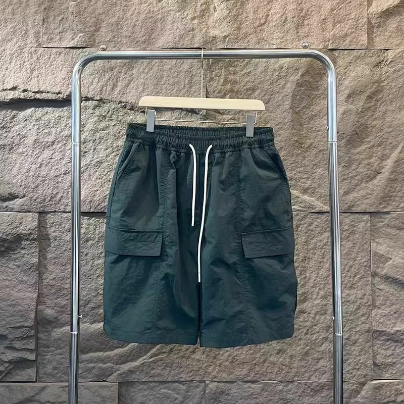 Summer Cargo Shorts Men Fashion Casual Multi-pocket Sport Shorts Elasticated Waist Outdoor Comfortable Loose Knee Length Shorts