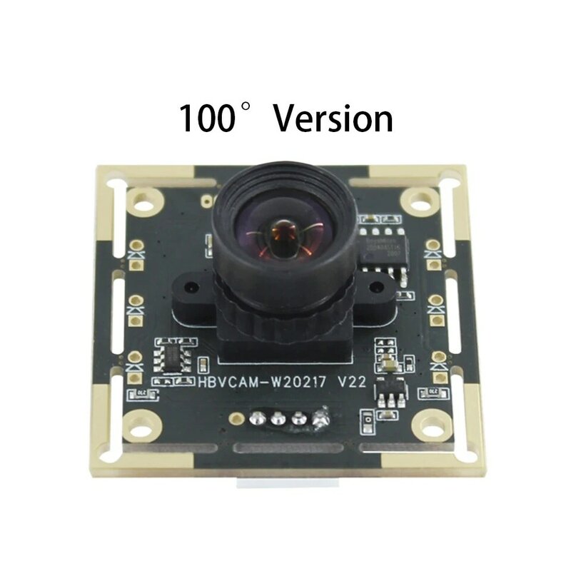 Módulo de cámara de enfoque Manual ajustable, 3 piezas, 1MP, 100 grados, 1280x720, controlador libre USB, Cable de 2m para Proyecto de juego, OV9732