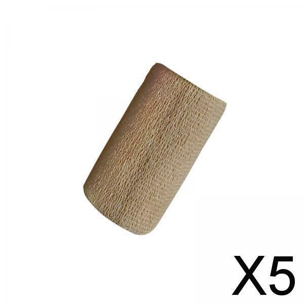 5X Folia weterynaryjna o szerokości 4 cale, włóknina, elastyczna, samoprzylepna folia do