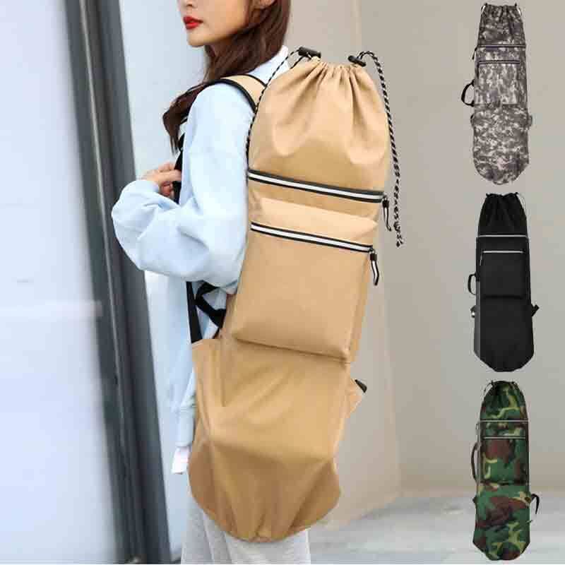 Tas punggung panjang anti air, tas tangan Skateboard, tas punggung papan seluncur, tas bahu Universal untuk Olahraga