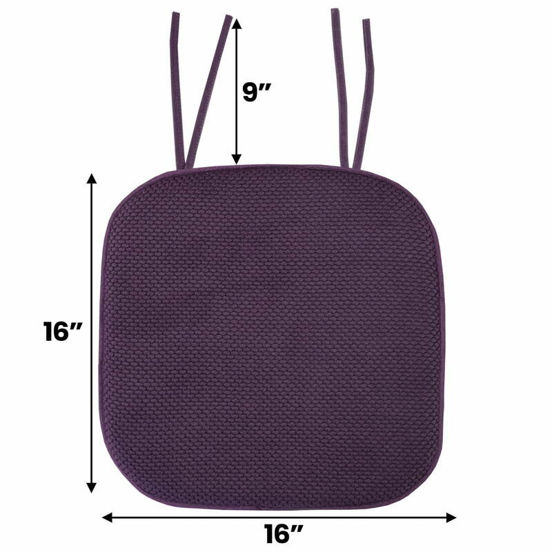 Bantalan bantal kursi belakang anti licin dengan dasi 2, 4, 6 atau 12 pak
