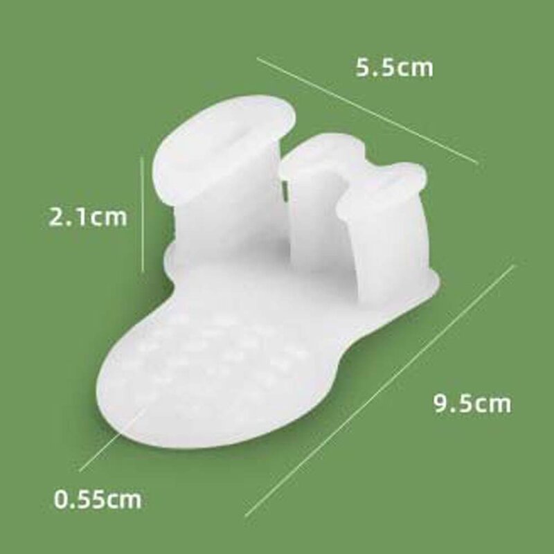 Feet Bone Thumb Adjuster Three Holes Toe Separators Toe Valgus Protector Foot Care Tools Three Holes Toe Straightener SEBS