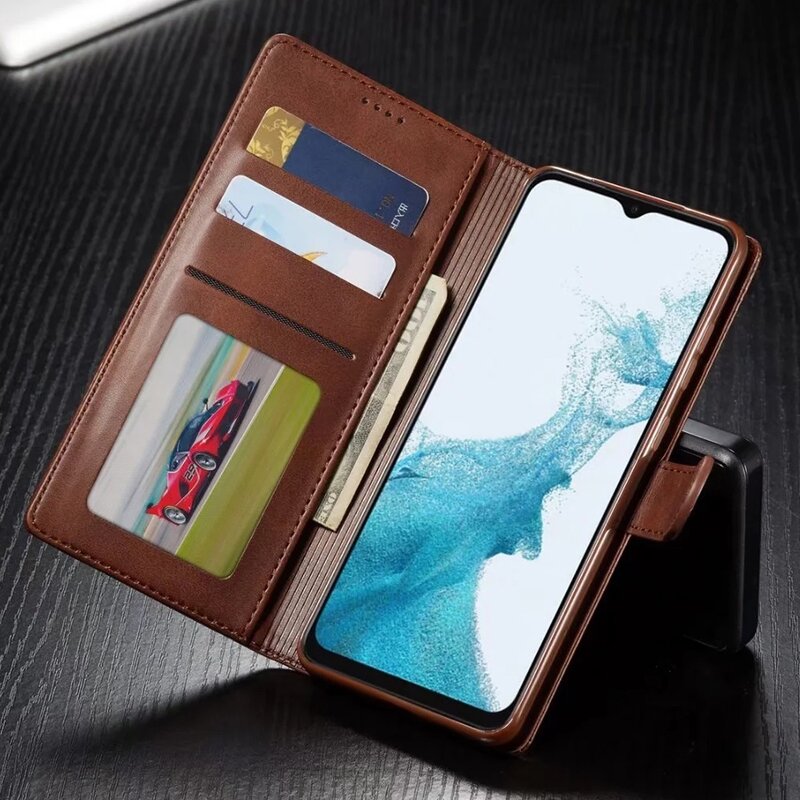 Leather Wallet Case for Samsung Galaxy A54 A34 A24 A14 A53 A33 A13 A72 A52S A42 A32 A22 A12 A71 A51 A41 A31 A21S A70 A50 A20 A10