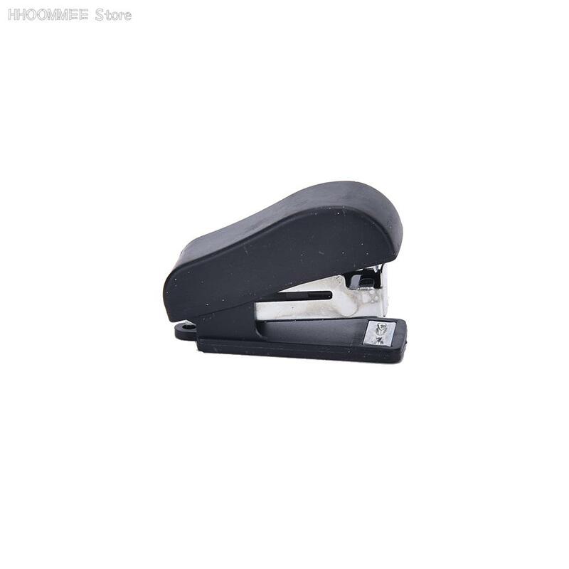 Mini corchetera binder mini grampeador conjunto kawaii grampeador estacionário com 50 pçs grampos plástico cor aleatória