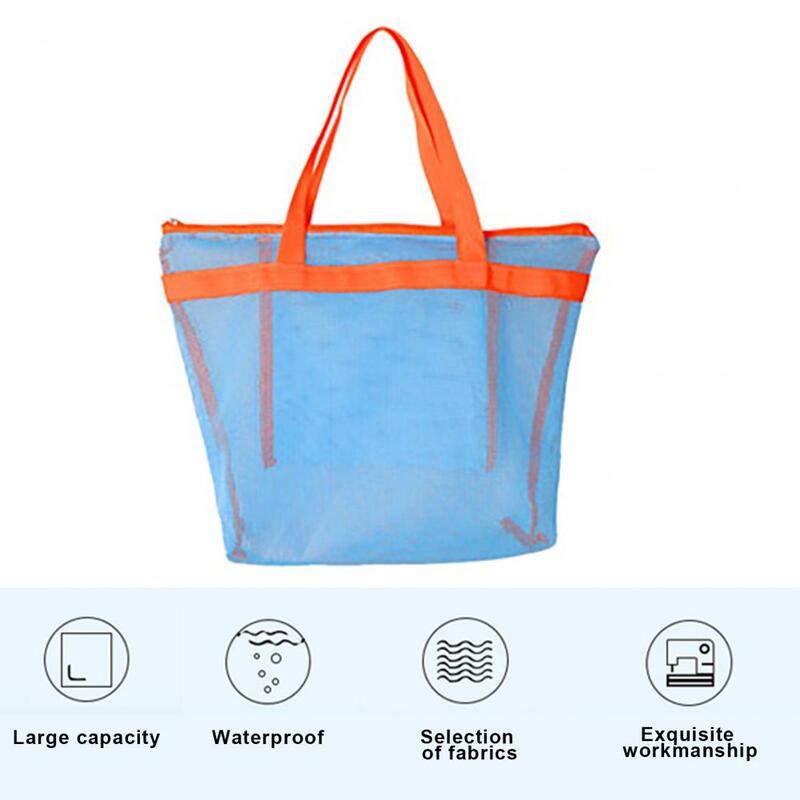 Kids Toy Storage Bag Capacity Beach Bag with Quick Dry Mesh Drainage Portable Shower Caddy for Dorm Travel for Shampoo