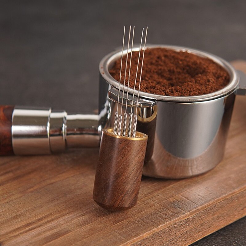 Coffee Tamper Stainless Steel Needles Espresso Powder Stirrer Distributor Leveler WDT Tools Cafe Stirring Accessories A
