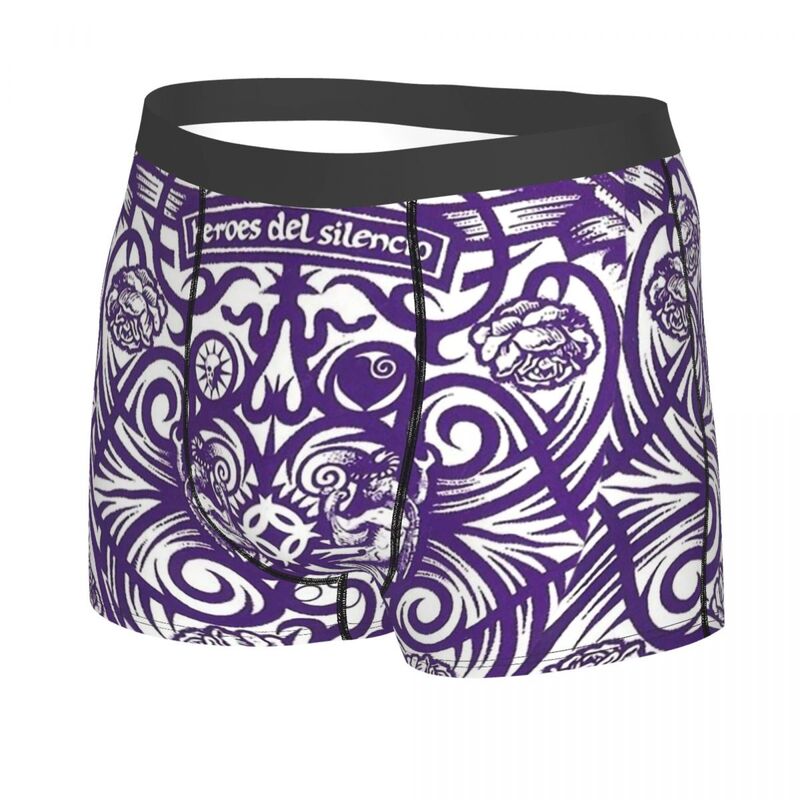 HEROES DEL SILENCIO Man's Boxer Briefs Heroes del Highly Breathable Underpants Top Quality Print Shorts Birthday Gifts