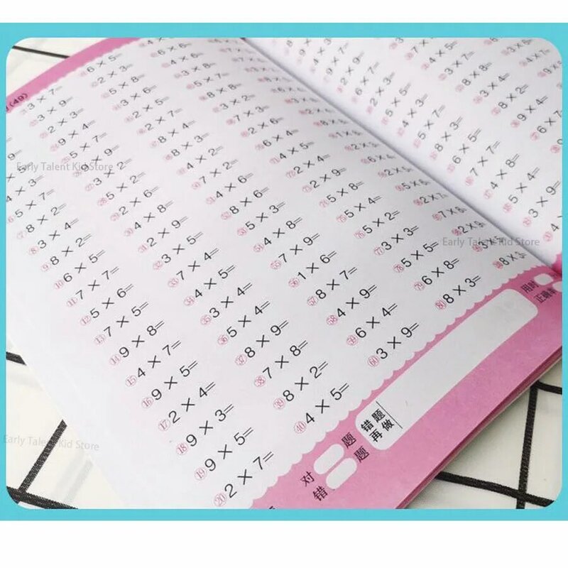 Special Training On Mathematical Multiplication For Primary School Students: 99 Multiplication Workbook Stimulates Math Thinking