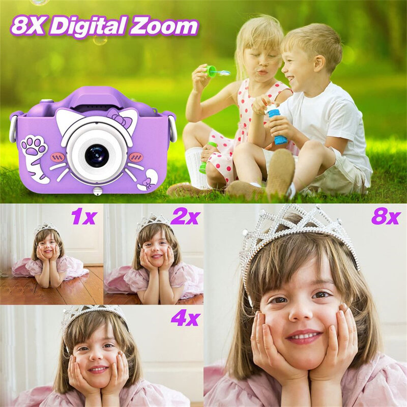 สายคล้องกล้องสำหรับเด็กสายคล้องตกแต่งสายคล้องแบบพกพาสายคล้องคอซื้อครั้งเดียวเครื่องอ่านการ์ด32G อุปกรณ์เสริมการ์ด SD ชิ้นส่วนของเล่น