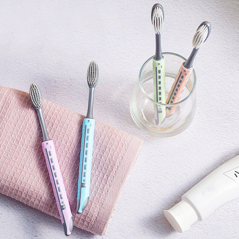 Toothbrush Cabeça Longa Limpeza Massagem Goma Proteção Silver Ion Household Independente Embalagem Oral Care Tools