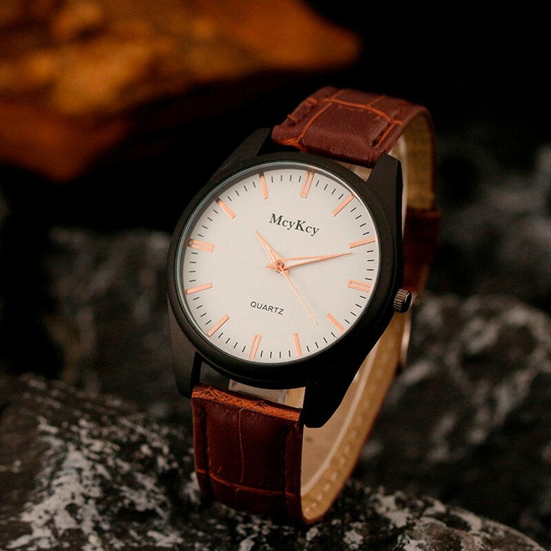 Zegarek męski zegarek kwarcowy odzież męska akcesoria Casual Watch klasyczny elegancki zegarki na rękę dla mężczyzn Kol Saati Erkek Relógio