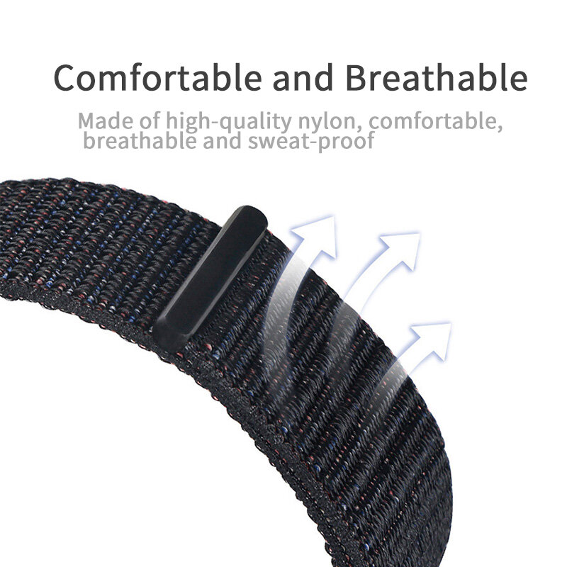 Strap for Huawei Band 8 9 7 Band Accessories Nylon Loop Smart Watch Replacement Belt Wristband Sport Bracelet Band 7 Bracelet