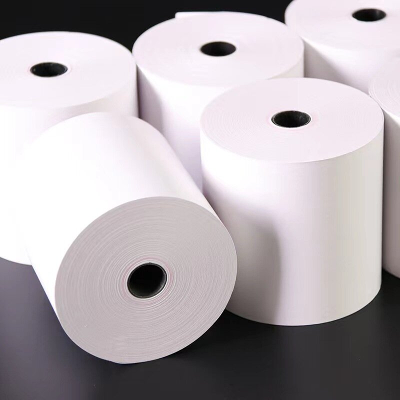 Factory wholesale thermal cash register paper 80x80mm pos receipt paper thermal paper roll for supermarkets