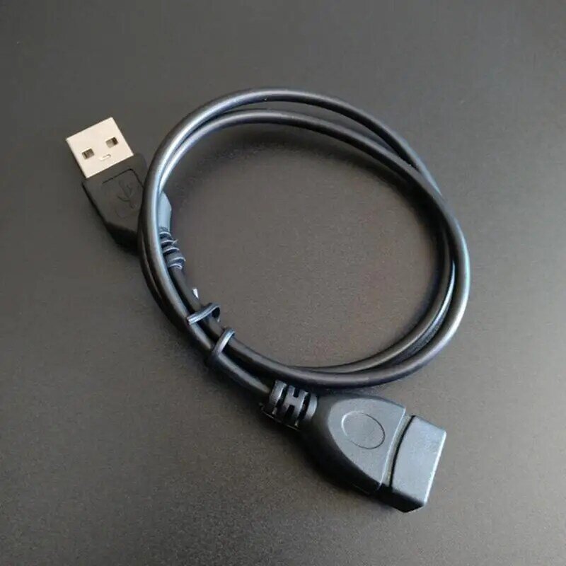 Cable de extensión USB 2,0, 0,5/0,6/0,7/0,8/1/1, línea de transmisión de datos cableada, extensión de datos de proyector de pantalla de velocidad Ultra alta