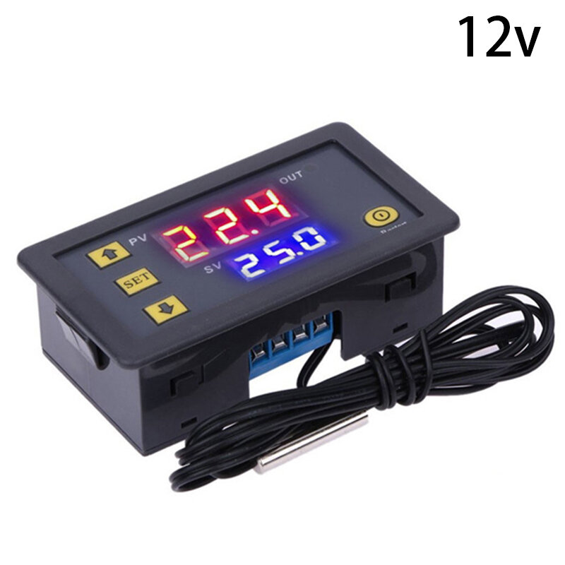 Regolatore di temperatura digitale 12V / 24V / 110V-220V termostato raffreddamento riscaldamento misuratore di temperatura interruttore regolatore