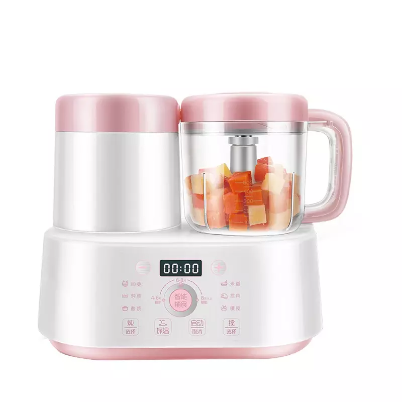 Upgrade 2 in 1 Baby Food Processor With Blender and Steamer