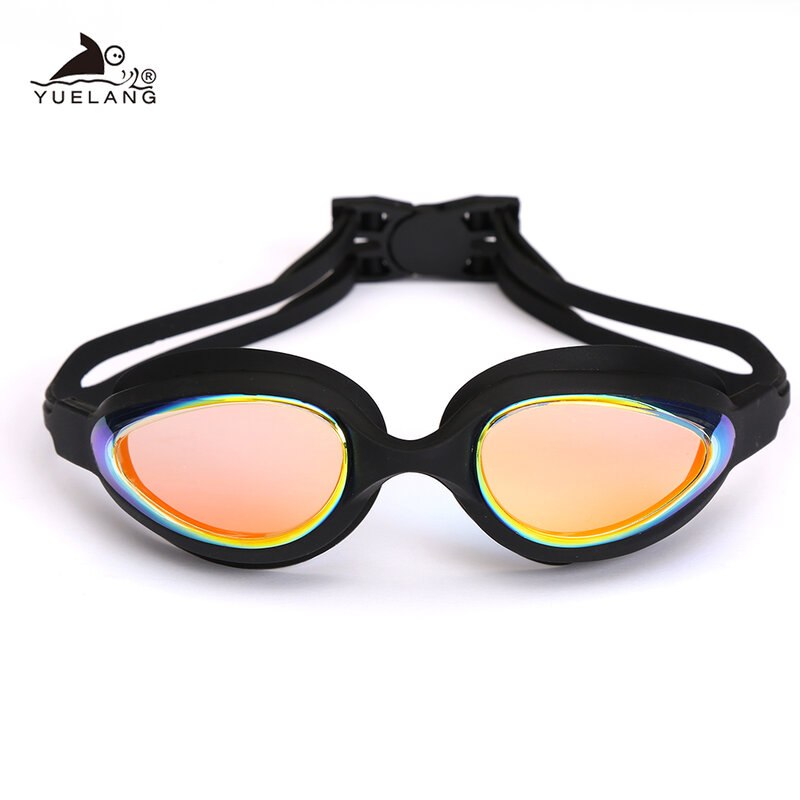 Óculos de natação profissional anti-nevoeiro proteção uv óculos de natação à prova dwaterproof água silicone nadar óculos de olho wear masculino feminino adultos
