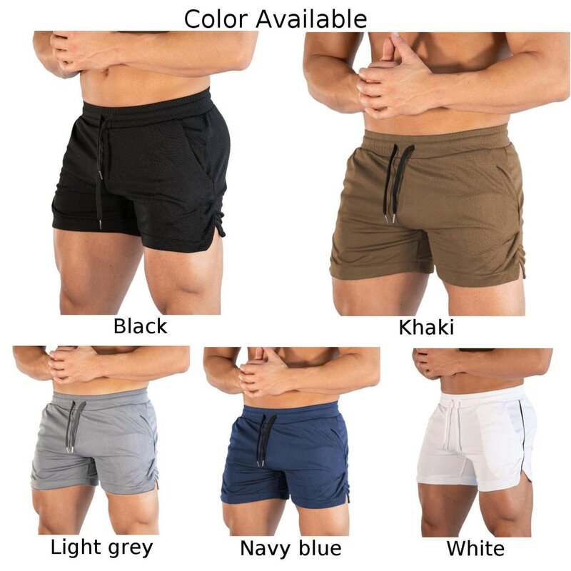 Hot New Stylish Comfy Fashion Men Shorts Male Jogging Leisure Loose Durable Fitness Gym Running Soft Solid Color