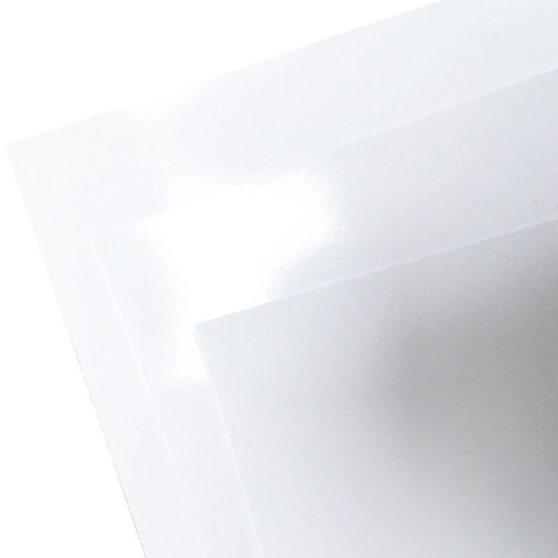 Papel fotográfico A4 de doble cara, papel fotográfico de alto brillo, impresión de inyección de tinta, revestimiento de Color de doble cara, 50 hojas