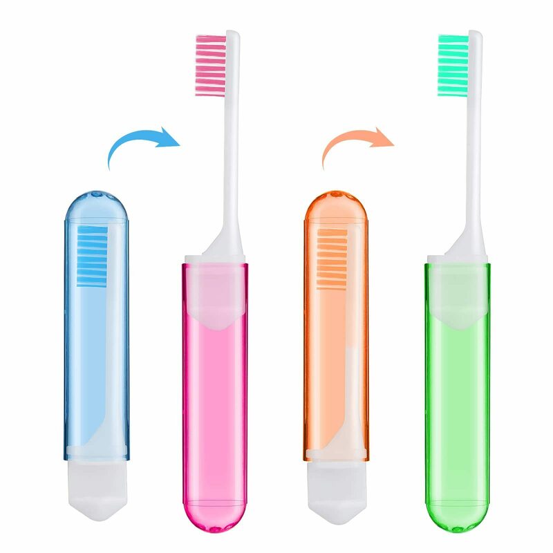 Reise tragbare faltbare Zahnbürste super weiche Borste Zahnbürste falten Reise Camping Wandern im Freien einfach zu nehmen Zahnbürste
