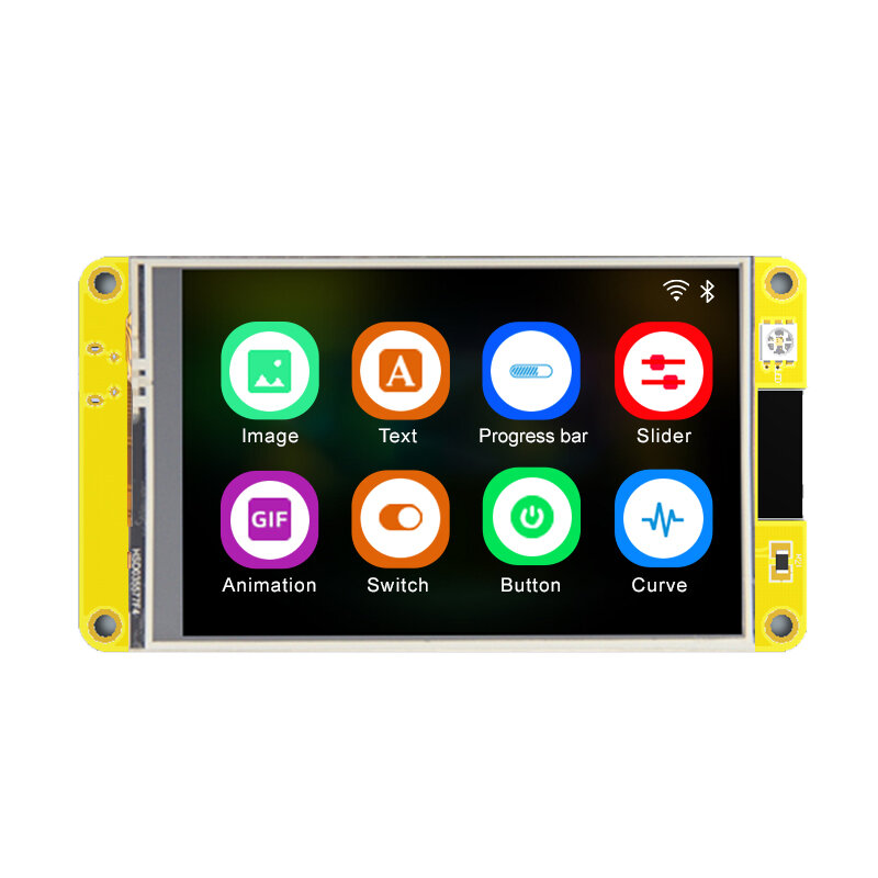Placa de Desenvolvimento ESP32 Arduino LVGL, WIFI e Bluetooth, 3.5 "Smart Display Screen, Módulo TFT LCD, toque capacitivo, 320x480
