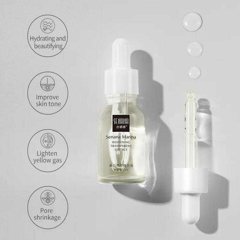 15ml Serum Whitening Freckle removal Face Serum Whitening For Glowing Pore Shrinking Collagen Facial Skin Care