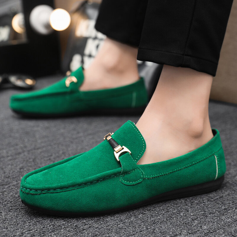 Fashion Men Casual Shoes slip on Luxury Brand Men Loafers soft Comfort Men Driving Shoes lightweight man Shoes Moccasins