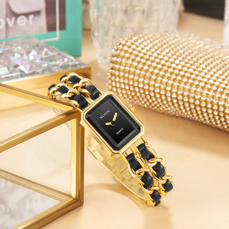 Модные женские водонепроницаемые часы с маленьким браслетом