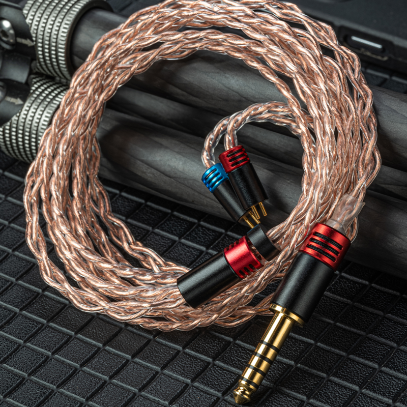 YONGSE Meteor 6N OOC Copper Upgrade Cable 3.5/2.5/4.4  Balanced Plug Options MMCX/2Pin/Qdc Connection Cost Effective