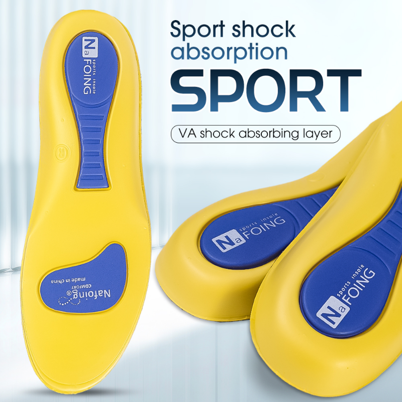EVA soletta sportiva ad alta elasticità scarpe sportive Unisex cuscinetti supporto per arco piedi solette per la cura dei piedi cuscino da corsa accessori per scarpe