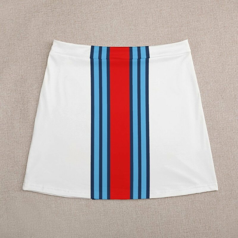 Racing Stripes Mini Skirt Miniskirt woman Women clothing short skirts for women