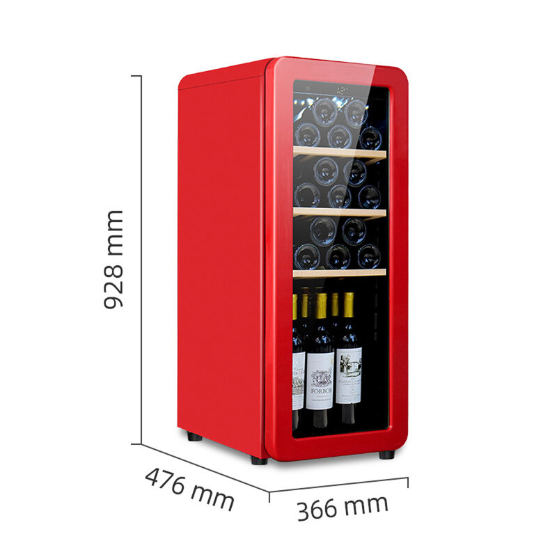 Armario De Vino De 60L, nevera De Bar, temperatura constante, Vitrina Refrigerada, Enfriador De Vinos