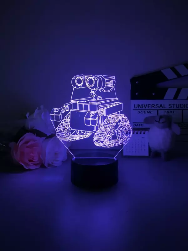 Luce notturna sveglia Base luce Anime Cartoon Color con telecomando fornire direttamente proiettore da scrivania Festival consegna luce camera da letto
