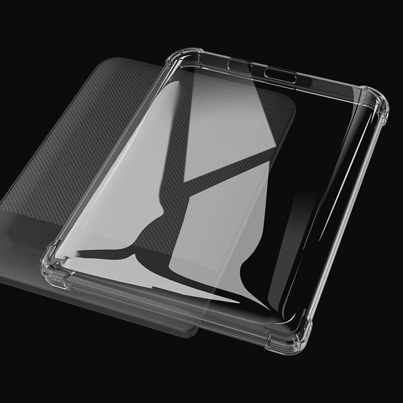 Coque arrière antichoc en silicone TPU transparent pour liseuse, pare-chocs léger pour Rakuten Kobo Nia 6 ", Kobo Clara HD 6", 2018 Funda