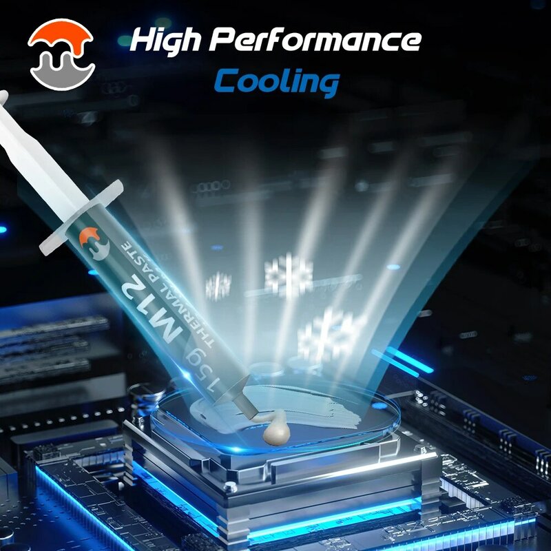 Disipador de calor de grasa térmica M12, pasta térmica de nanotecnología Molecular MJ para CPU, Chipset GPU, enfriadores de refrigeración de portátiles, 4/8/15/30g